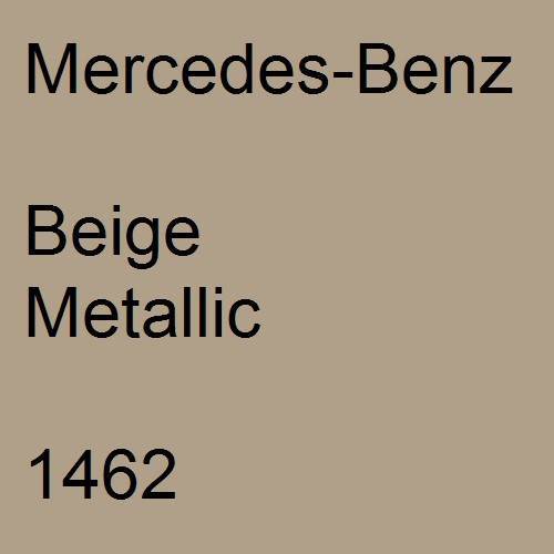 Mercedes-Benz, Beige Metallic, 1462.